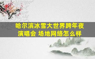 哈尔滨冰雪大世界跨年夜演唱会 场地网络怎么样